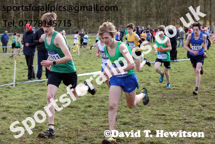 Boys under-15s 2019 British Athletics Inter Counties Cross Country, Prestwood Hall, Loughborough. Photo:  David T. Hewitson/Sports for All Pics